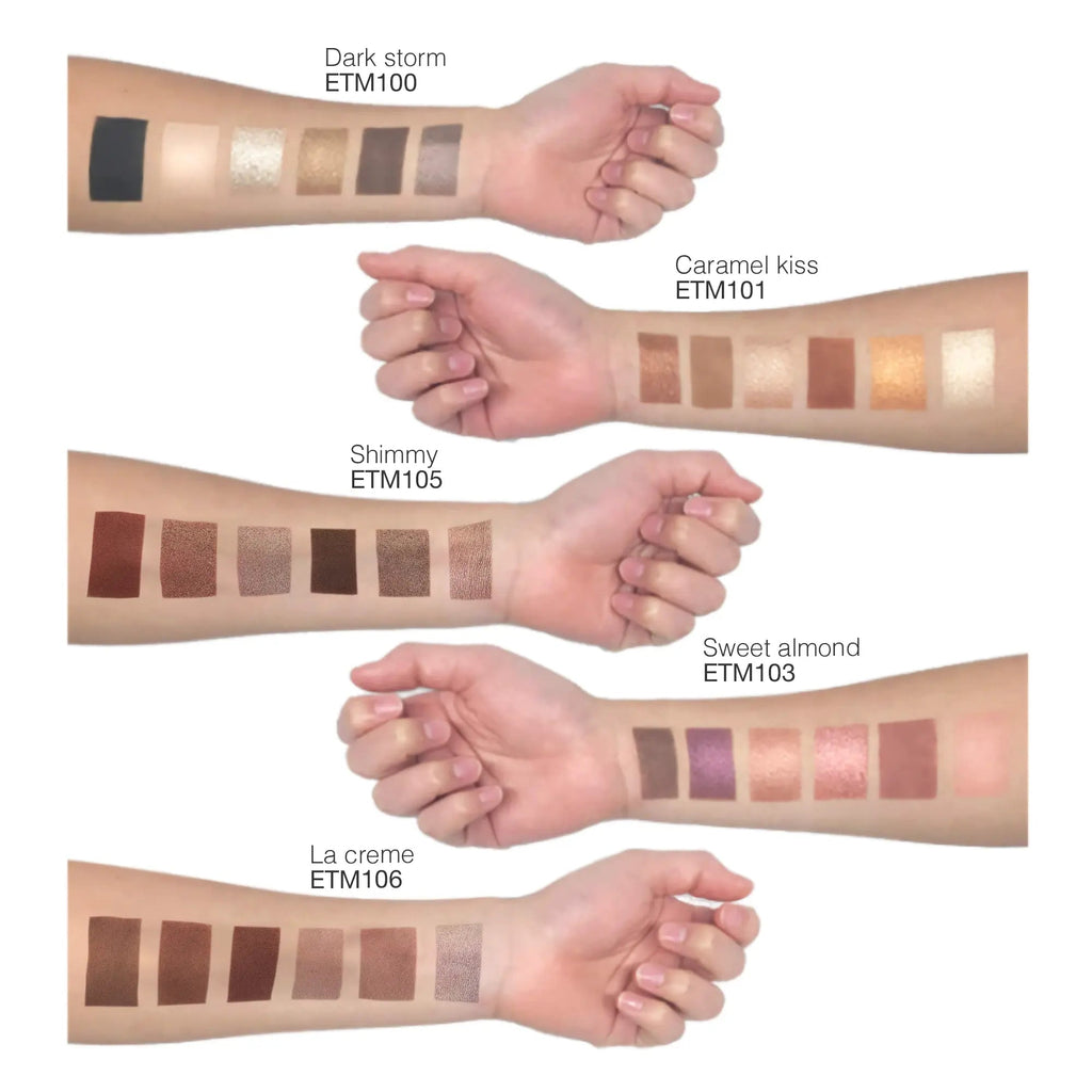 Eyeshadow Palette arm swatch